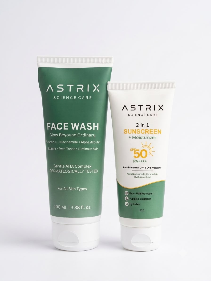 Glow Duo Combo — Face Wash + Sunscreen